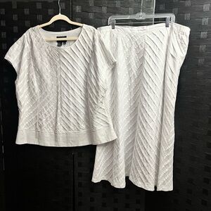 Terramina Cream Textured Women's Set